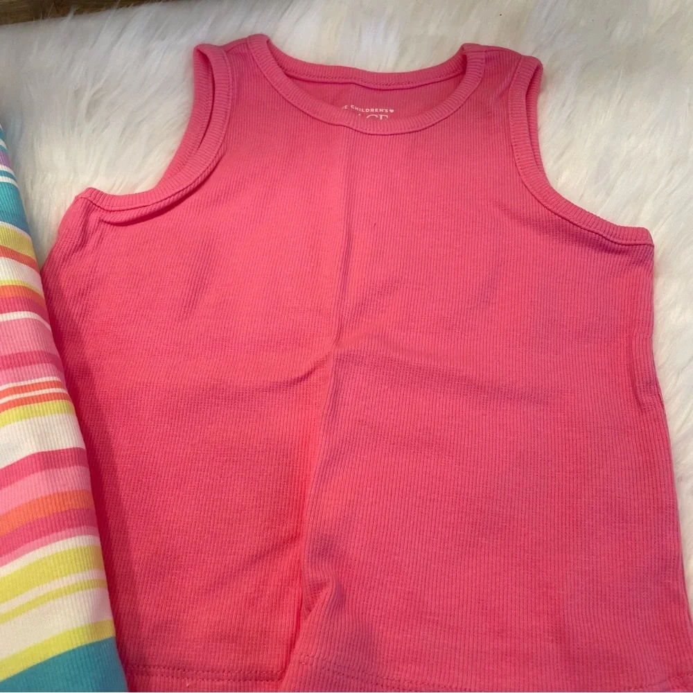💛🩷The Children's Place Girls Tank Tops Set of 3 Size 18-24M NWT